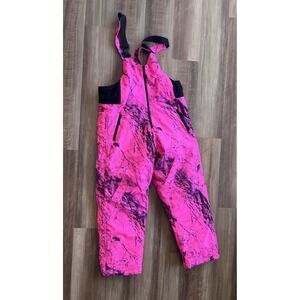 Gamehide ElimiTick Bib Pants Womens XL Pink Camo Hunting Insulated Snow Bibs
